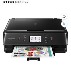 Canon Compact TS6020 Wireless Home Inkjet All-in-One Printer, Copier & Scanner, Mobile Printing, Auto Duplex and Business Card Printing (WITH INK)