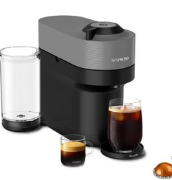 Nespresso Vertuo POP+ by Breville, + milk frother AEROCCINO 3 Dark Grey