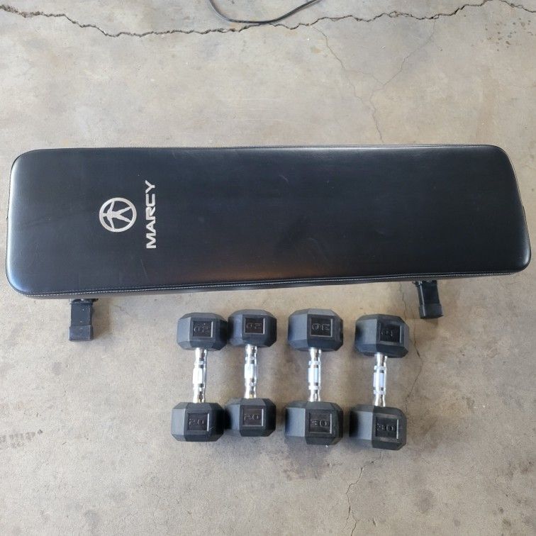 Dumbells and Bench