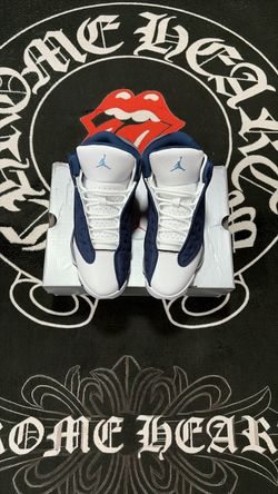 Jordan 13 'Flint' Navy Blue Sneakers Size 10