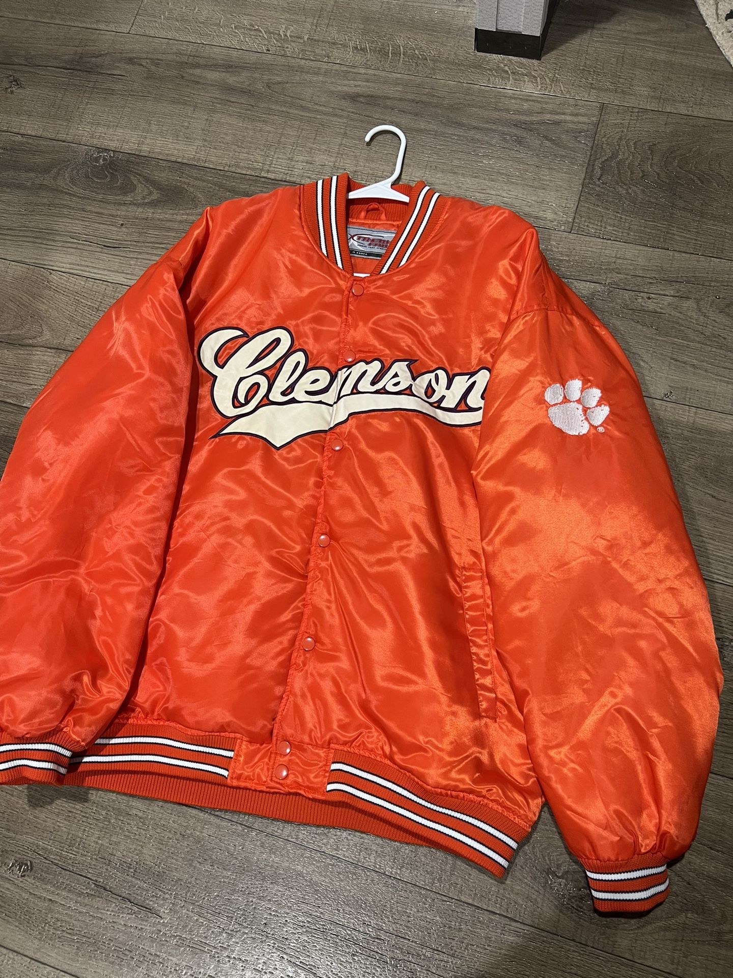 Vintage Clemson Bomber Jacket