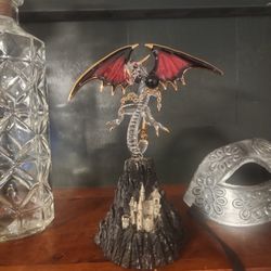 Black Magic Dragon Figurine – Glass Eye Studio, Made with Swarovski® Elements