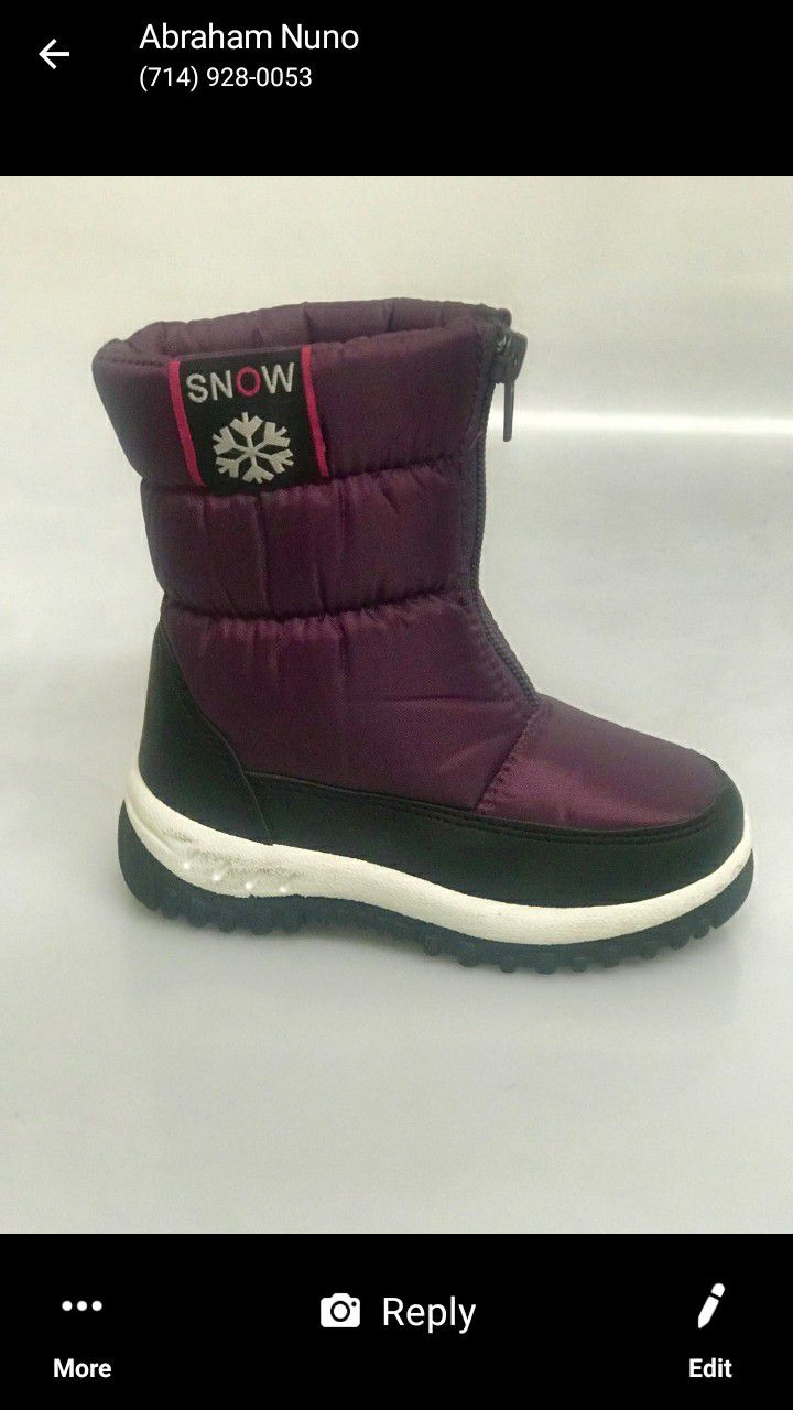 Toddlers Snow and raining boots