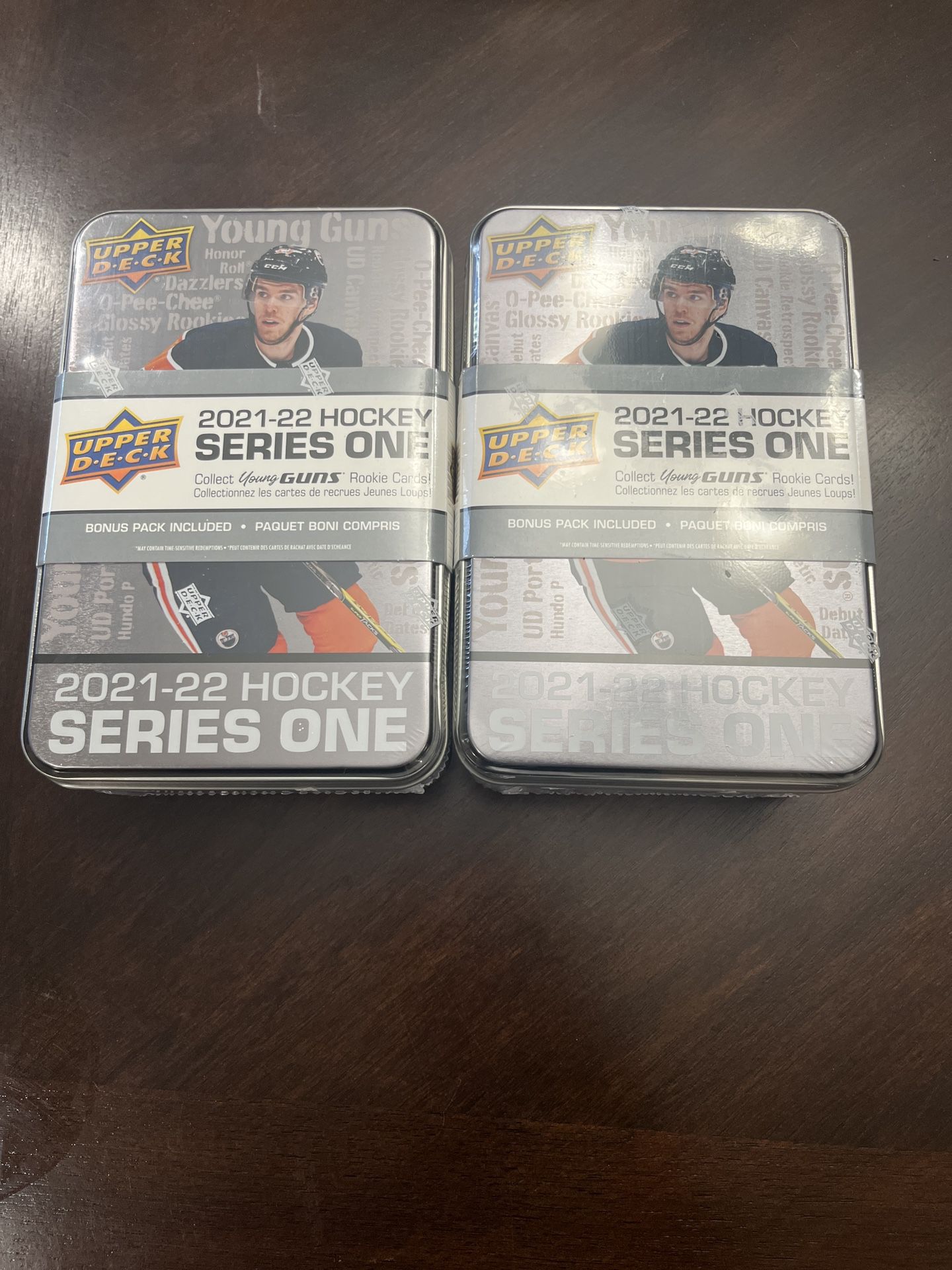 2021-22 UPPER DECK HOCKEY SERIES ONE TIN FACTORY SEALED BRAND NEW💥💥 (2 Boxes)