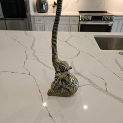 Cast Metal Elephant Figure