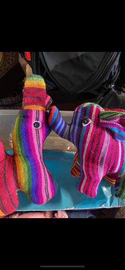 Two plush toys