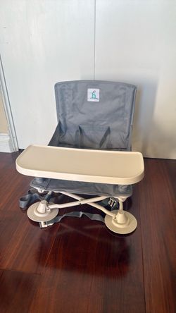 Hiccapop OmniBoost Folding Booster Chair - Gray