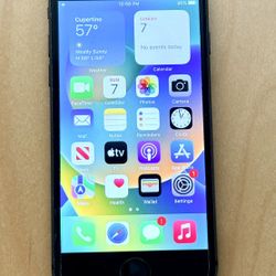 iPhone 8 Unlocked 64GB  Black W/ Case
