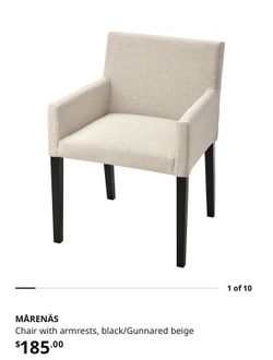 IKEA MÅRENÄS Chair with Armrests