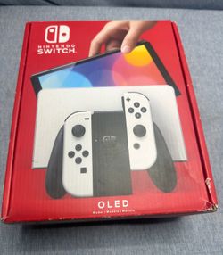 Nintendo Switch OLED Handheld Console - 64GB - White Great Condition