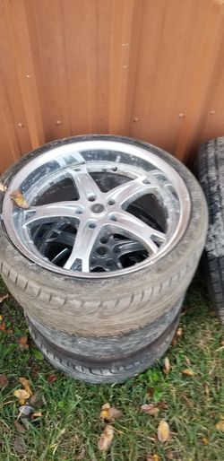 4Rims with tires for a 1999 Mustang .