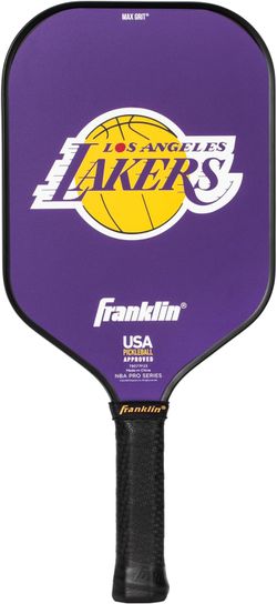 Franklin Sports NBA Pickleball Paddle - Los Angeles Lakers - Official Team Logos + Colors, NIB