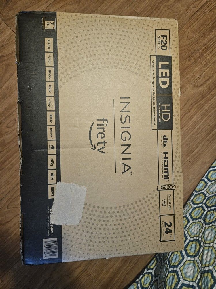 INSIGNIA FIRETV F20 SERIES 24" BRAND NEW NEVER OPENED