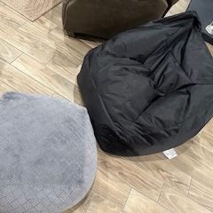 Bean Bag Chair And Poof