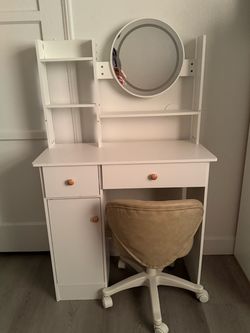 Vanity with LED light