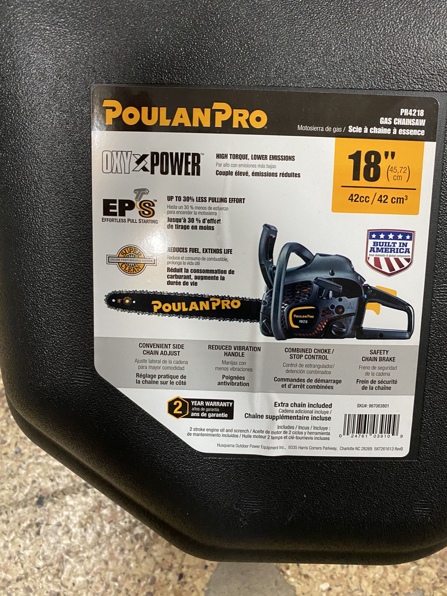 Poulan Pro 18” Chainsaw 42CC