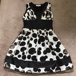 Big polka dot dress