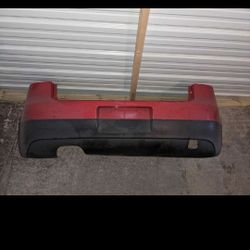 RED MK5 VOLKSWAGEN GOLF GTI REAR BUMPER