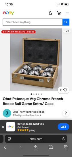 French Metal Ball Game