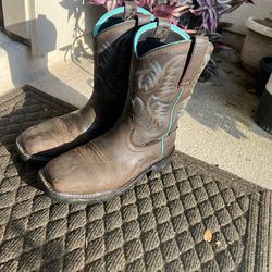 Steel Toe Boots Womens  5 1/2