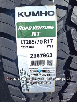 Kumho Road Venture RT LT285/70/17