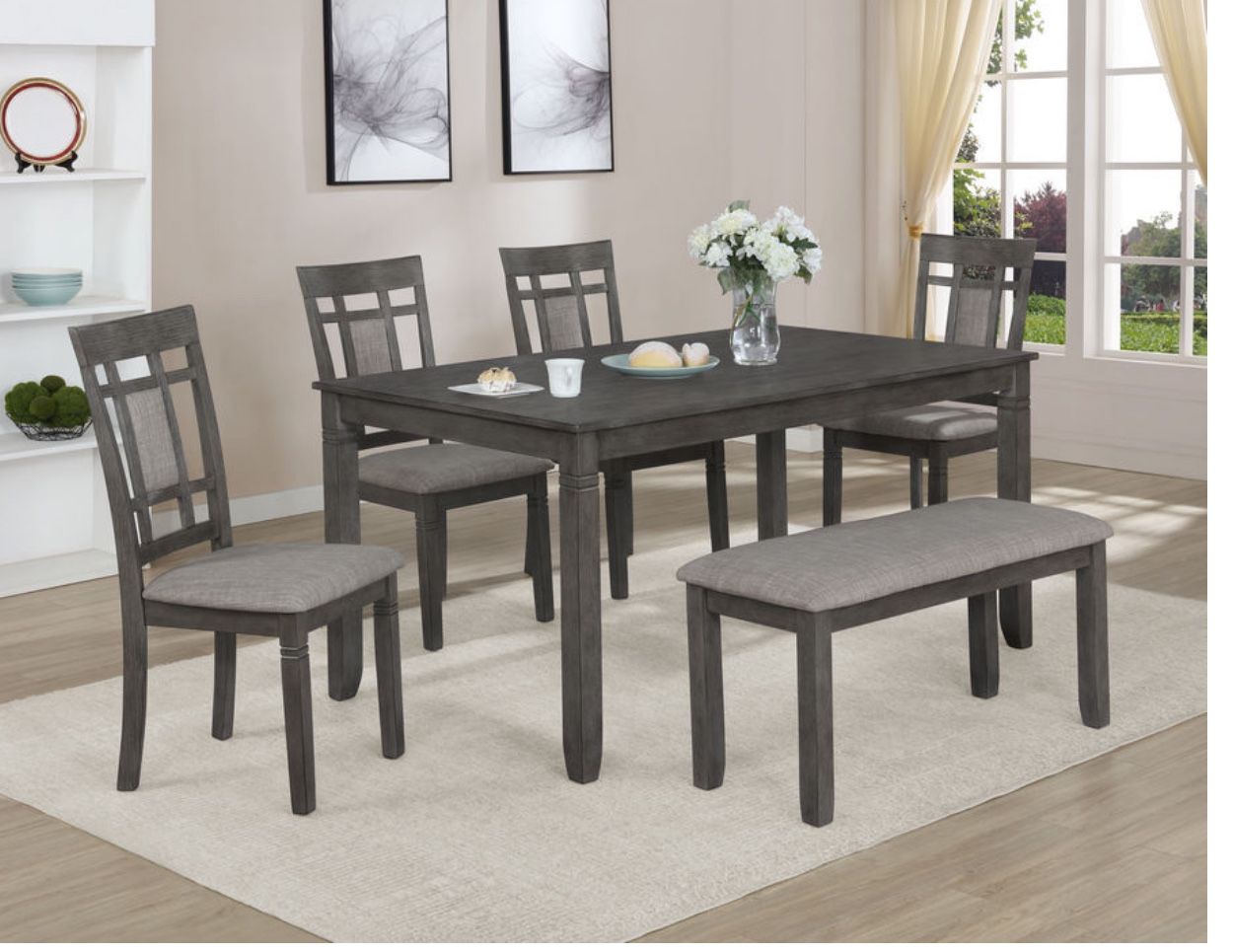 5 Piece Dining Set With Bonus Free Bench!!!