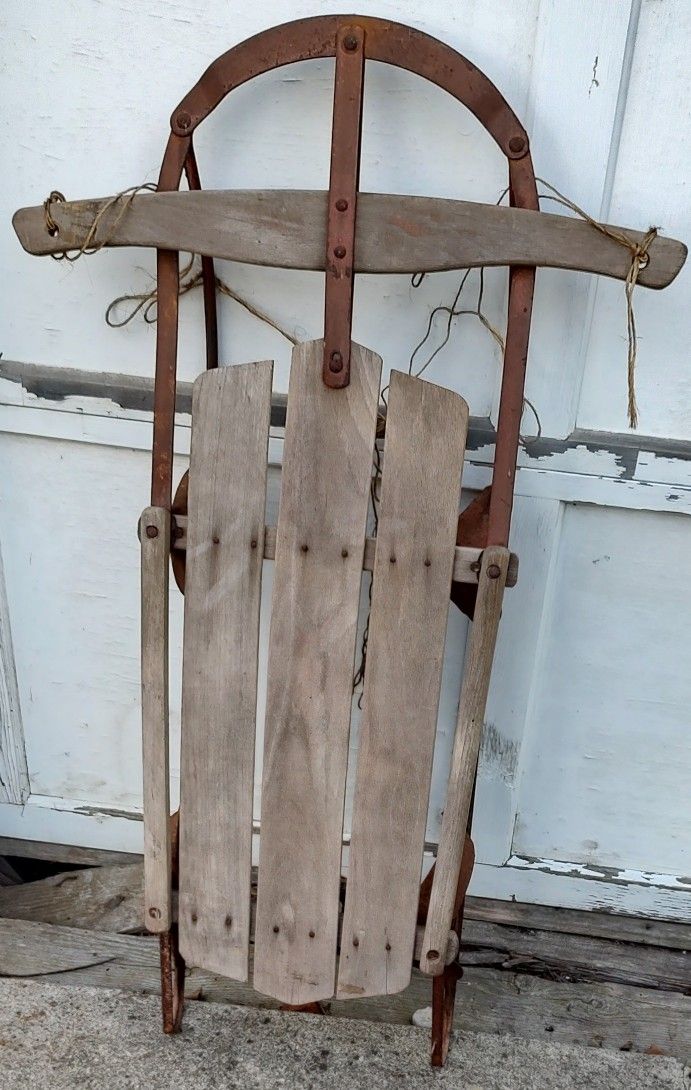 Antique Snow Sled