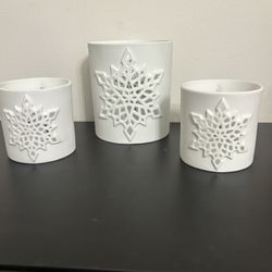 Ceramic Candle Holder Set