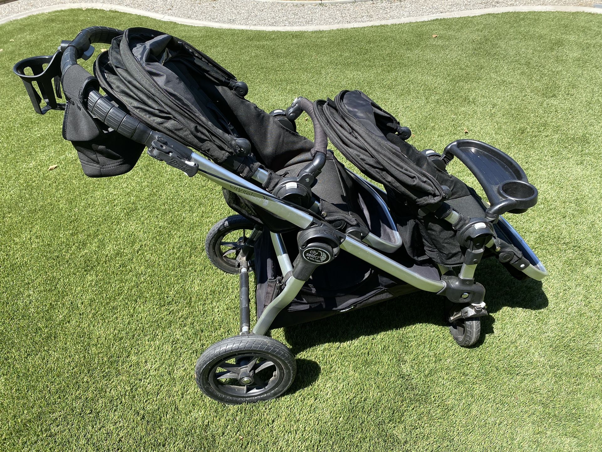 City Select tandem double stroller 