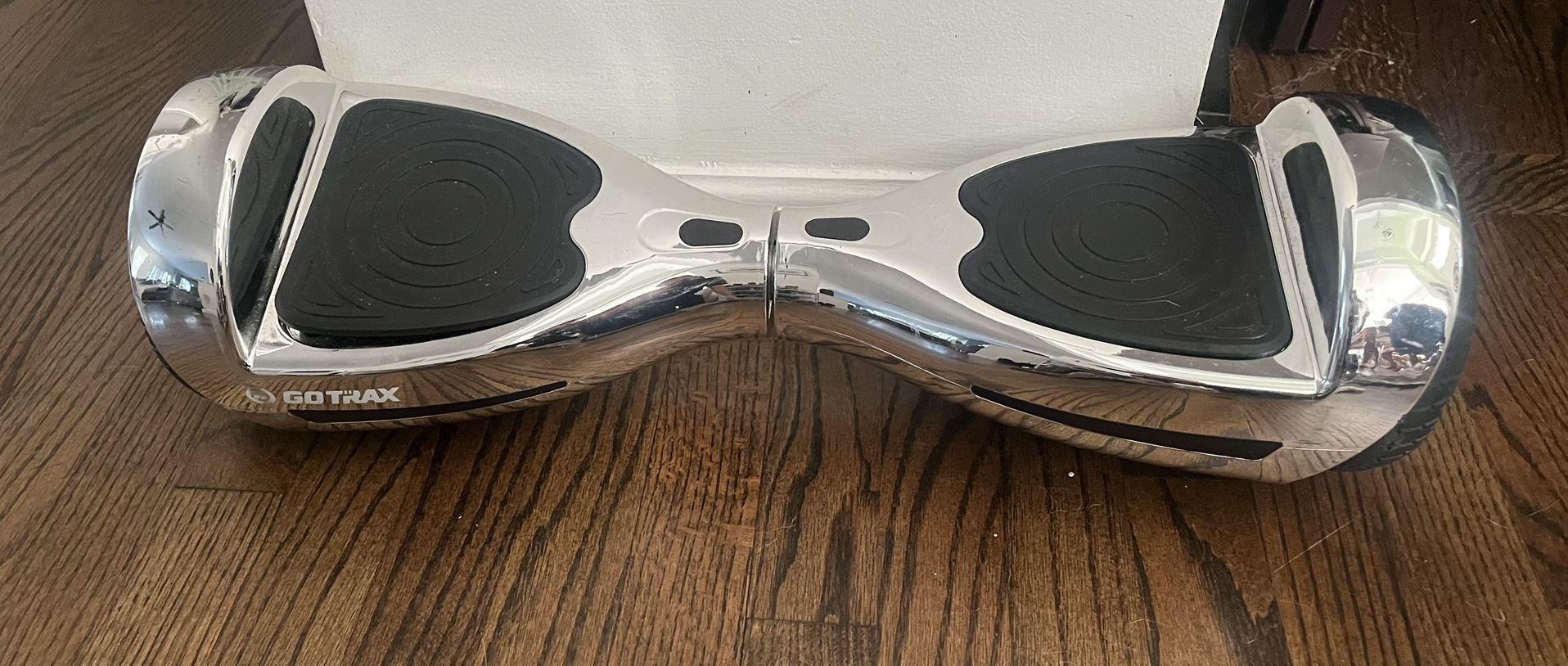 Silver Go Trax F3 Plus Hoverboard With LED Wheels