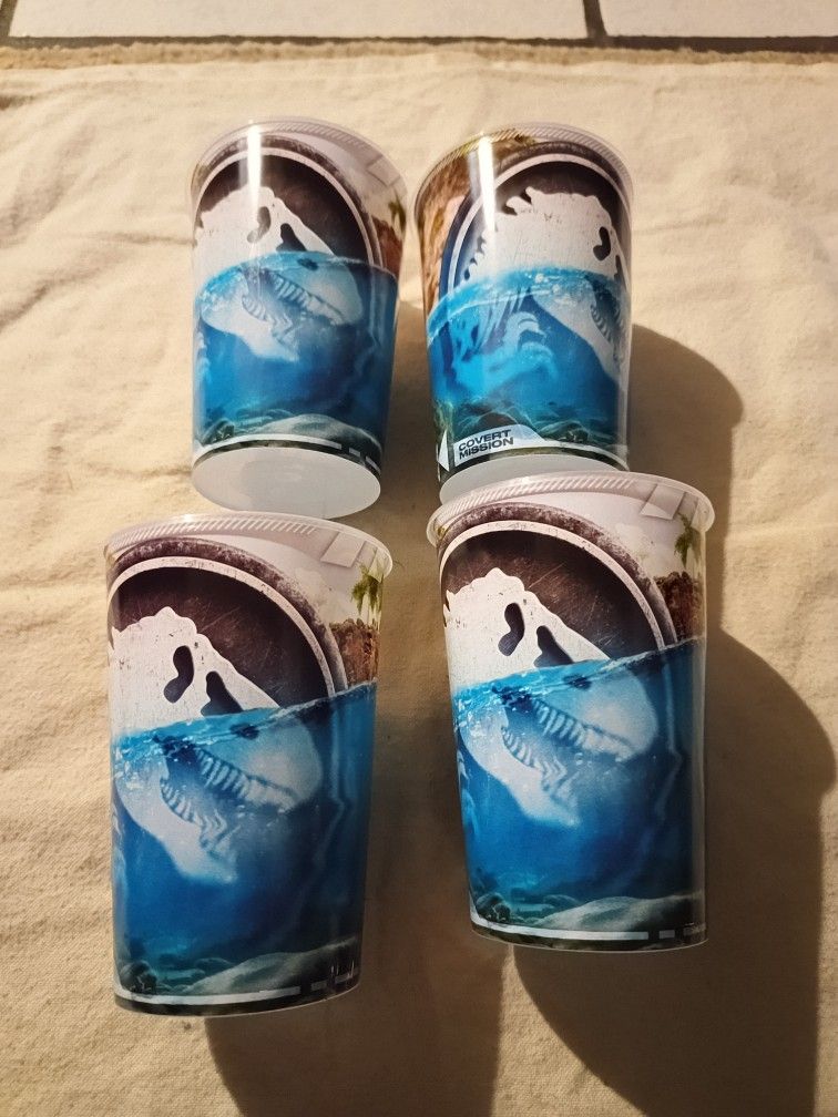 Jurassic Park Rebirth Cups / Small Cups Good Condition Low price 