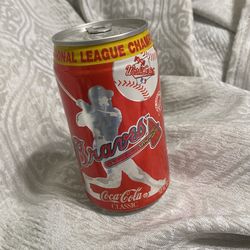 Vtg. 1991 Coca-Cola, Atlanta Braves Nat'l League Champs.