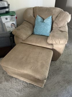 Upholstery chair and Ottoman