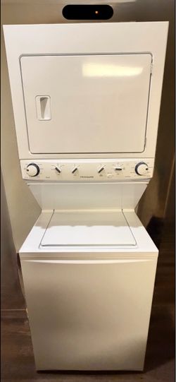 Stackable washer and dryer is gas