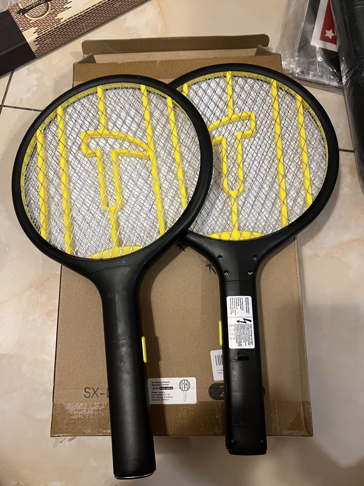Bug Zapper Racket 2 Pack(never Used)