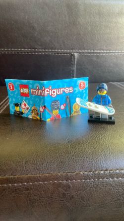 snowboarder Series 5 Lego mini figures snowboarder
