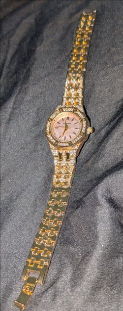 Gold plated and cubic zirconia diamonds