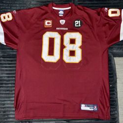 One-of-a-Kind Custom Authentic Barack Obama 08 (1st Term) Redskins Jersey