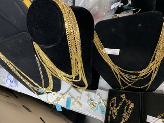 New 925 Italy Sterling Silver Gold Over Jewelry. 