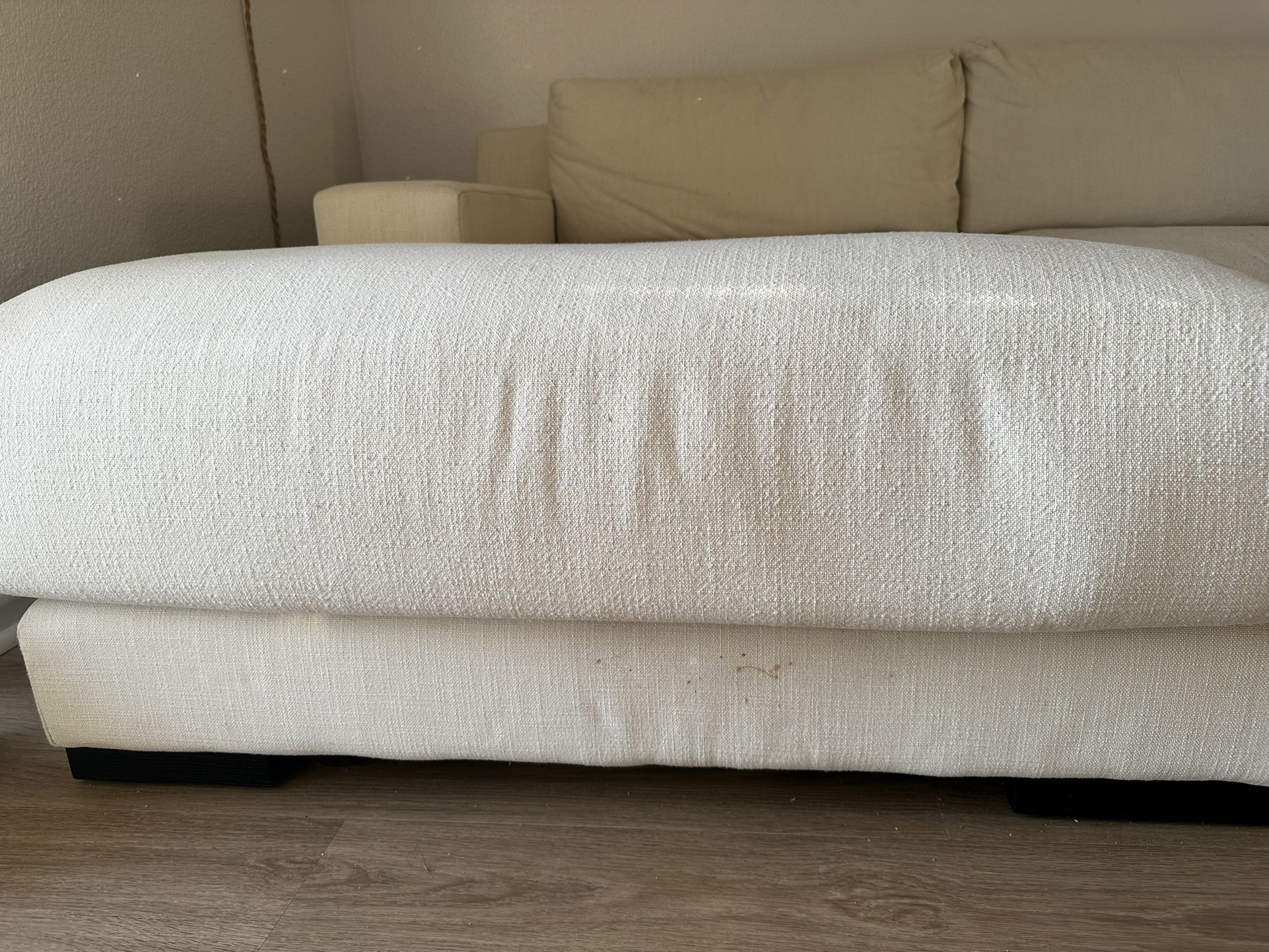 West Elm Section Sofa Dalton 121" Left 2Piece Chaise Sectional, Yarn