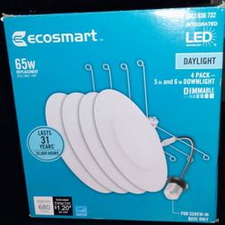 4 Pack 5in And 6 In Dimmable Downlights