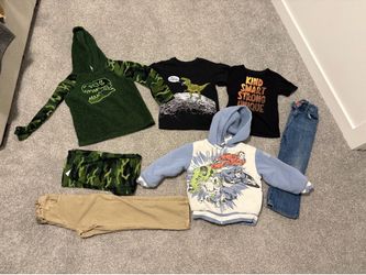 Boys Youth Size 5/6 Clothes Lot Jeans Shirts Sweatshirts