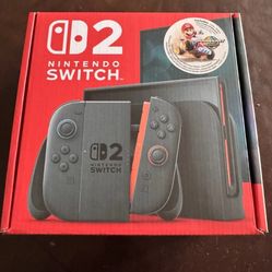 Nintendo Switch 2 Mario Kart Bundle - SEALED, BRAND NEW