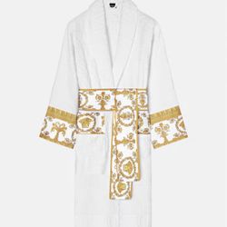 White Versace Robe 