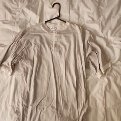 Dress Shirt Beige Short-sleeved 