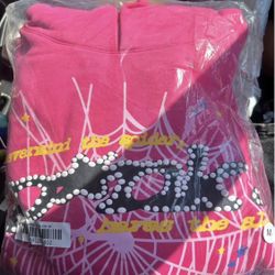 Sp5der P*ink Hoodie Pink 