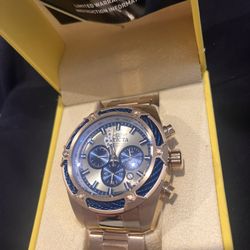 INVICTA: Gold plated stainless steel 