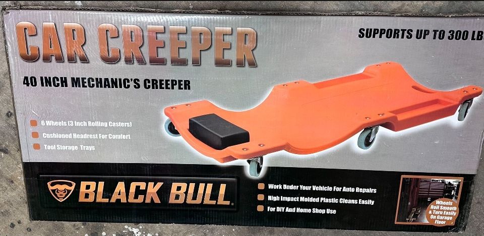 MECHANICS WORK CAR CREEPER W/ TOOL  (BRAND NEW)