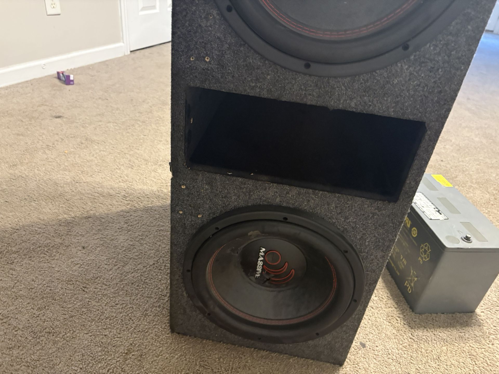 Speaker Amp And Tweeters For Car Audio