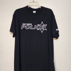 Police City Law Enforcement Short Sleeves Shirt Size Large